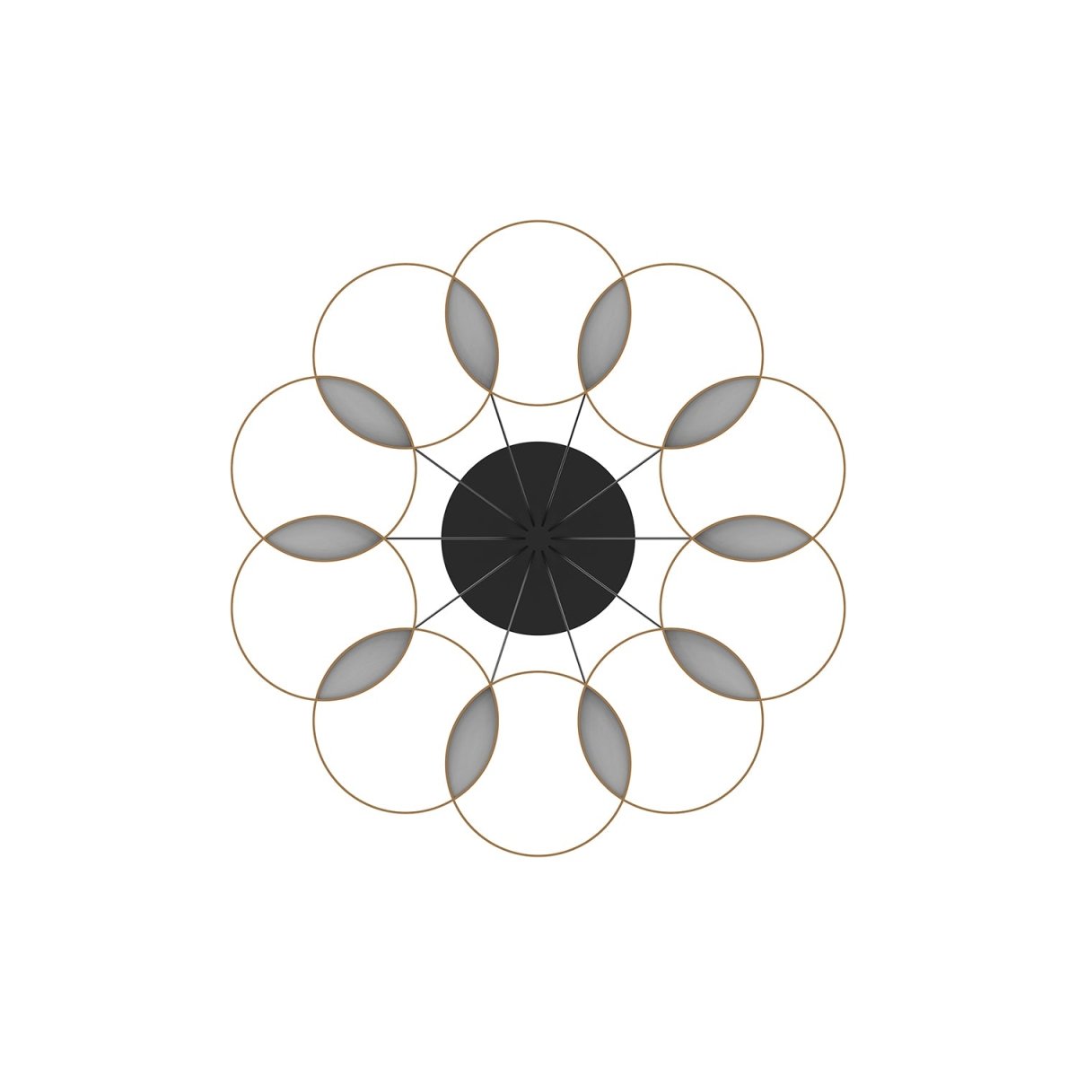 Chandelier Maestro - Noir / or 32 1/4" by Kuzco Lighting | Luminaires & cie