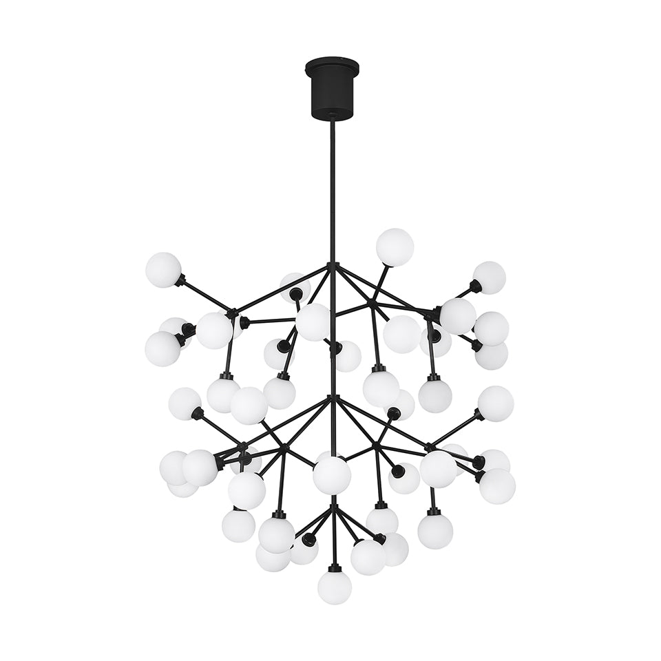Chandelier Mara - Noir mat 36.5" by Tech Lighting | Luminaires & cie
