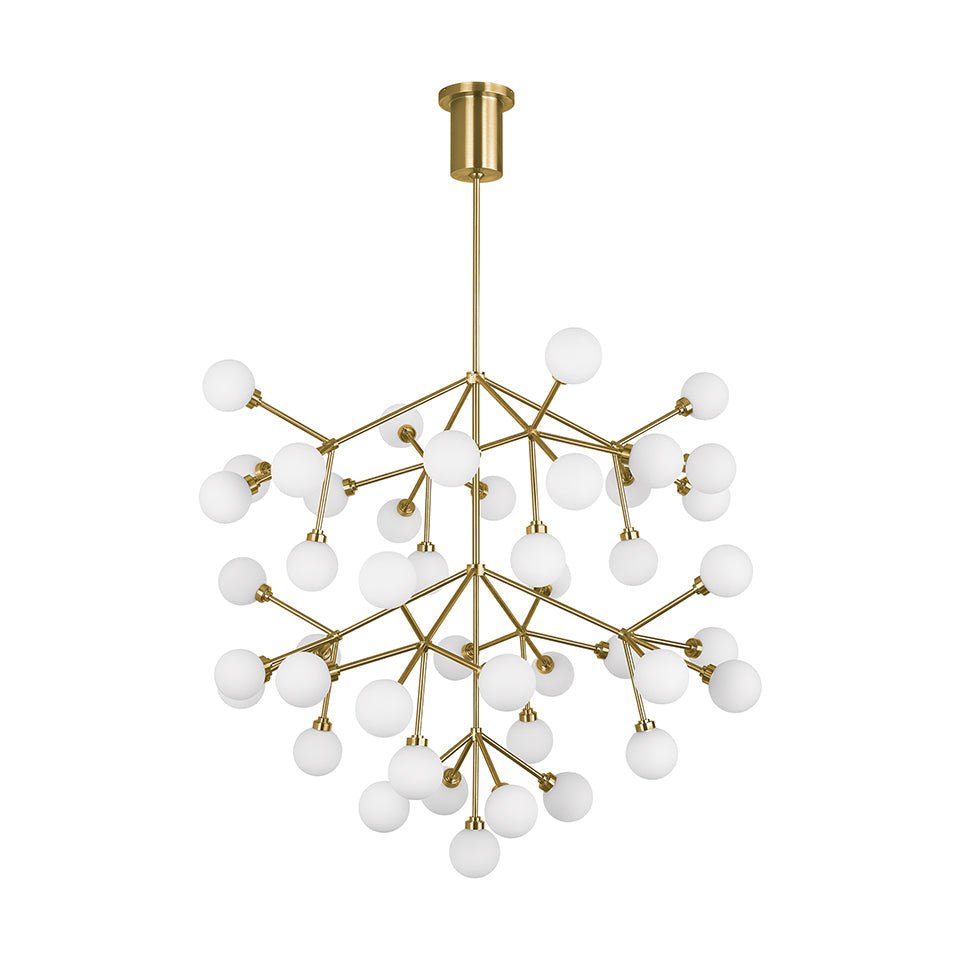 Chandelier Mara - Laiton vieilli 36.5" by Tech Lighting | Luminaires & cie