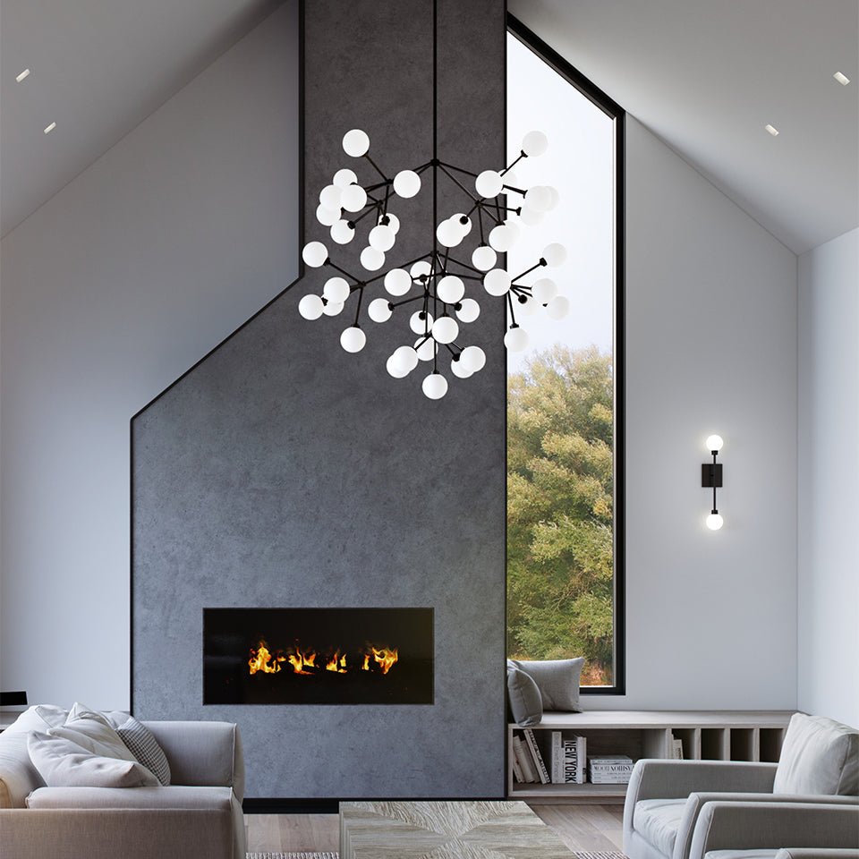 Chandelier Mara - Laiton vieilli 36.5" by Tech Lighting | Luminaires & cie