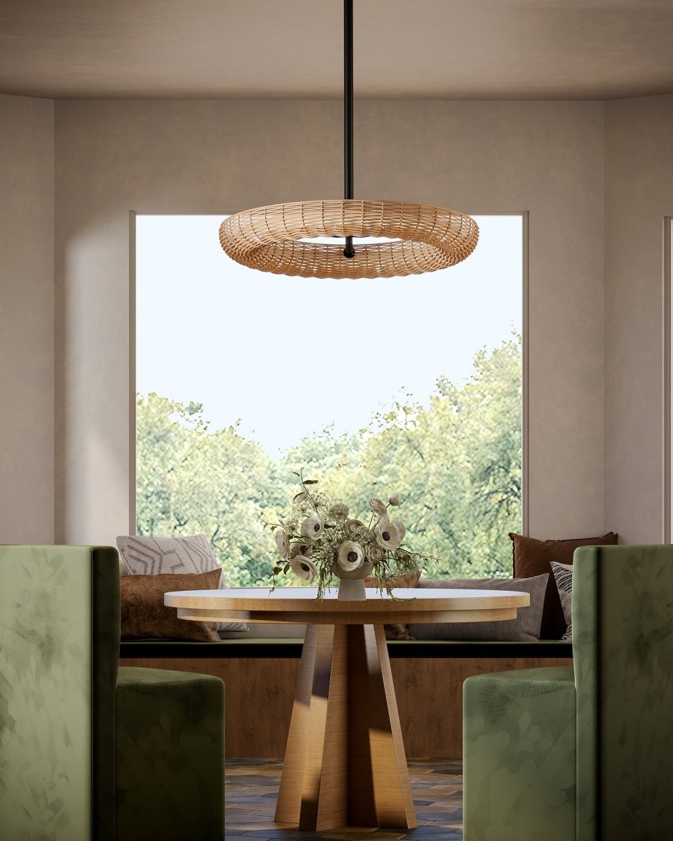 Chandelier Maris - Noir mat by Alora Lighting | Luminaires & cie