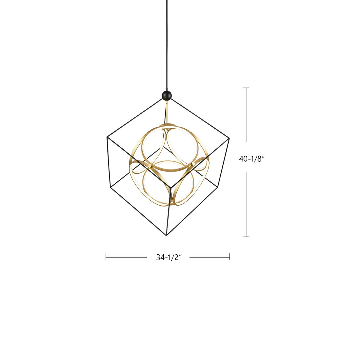 Lustre Monza 39 3/8" – vue 2