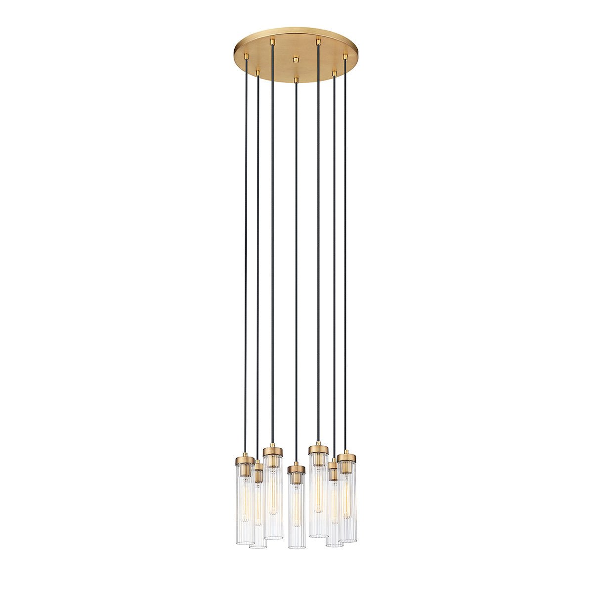 Chandelier multiple Beau - Laiton frotté 18" by Z - Lite | Luminaires & cie
