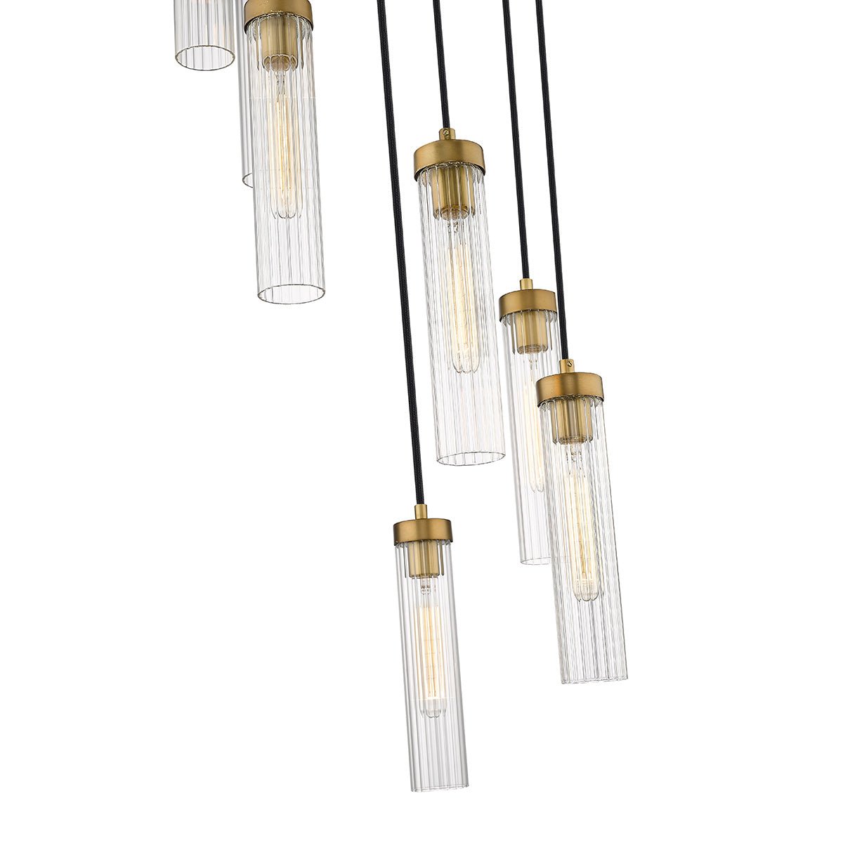 Chandelier multiple Beau - Laiton frotté 18" by Z - Lite | Luminaires & cie