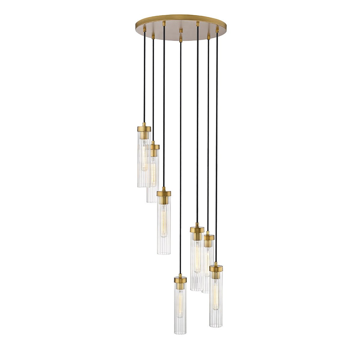 Chandelier multiple Beau - Laiton frotté 18" by Z - Lite | Luminaires & cie