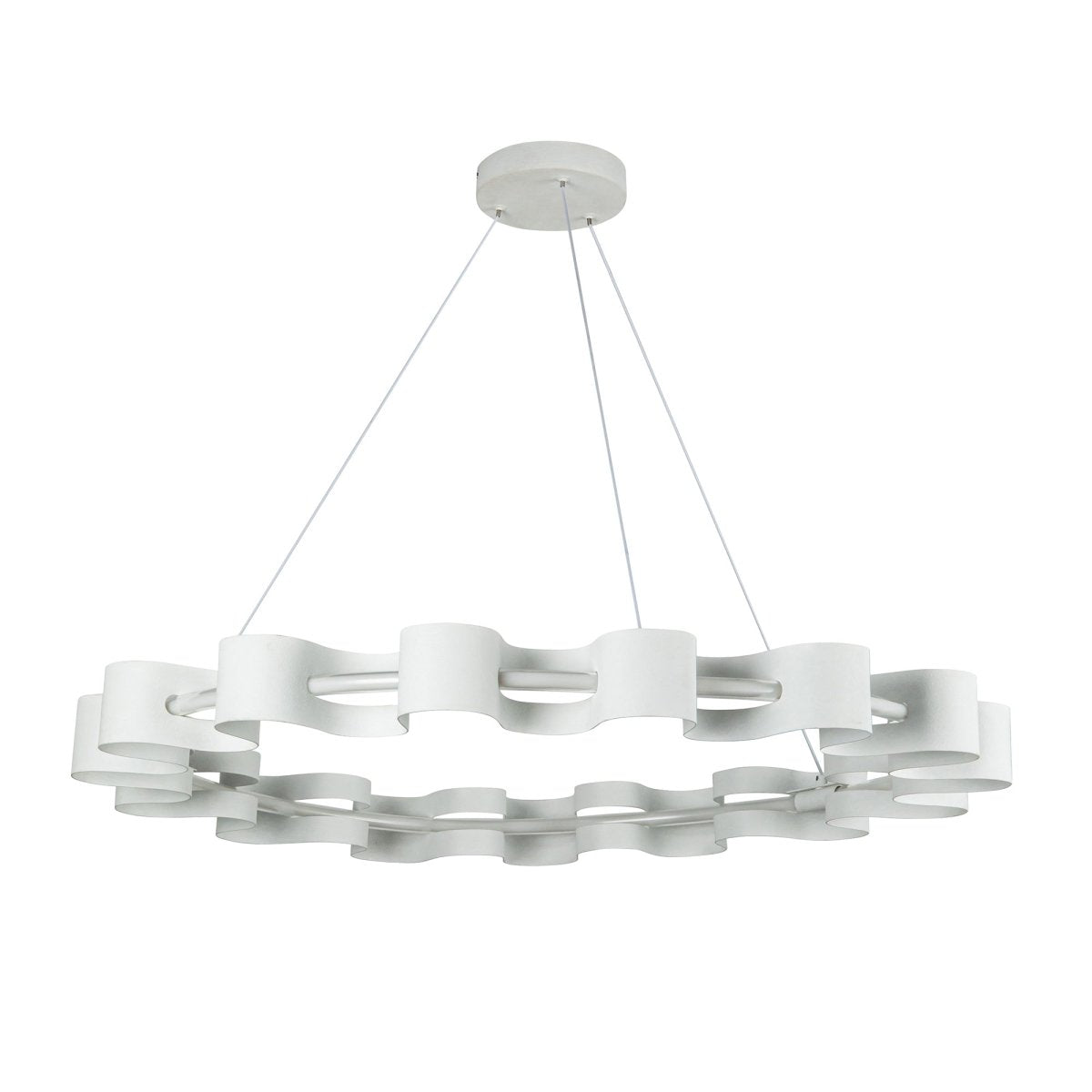 Chandelier Nami - Blanc antique by Kuzco Lighting | Luminaires & cie