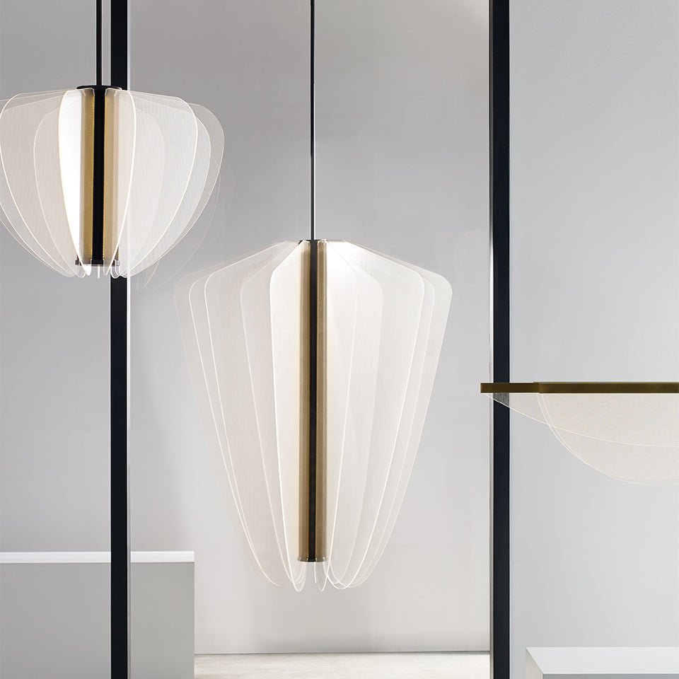 Chandelier Nyra - 28" Noir by Tech Lighting | Luminaires & cie