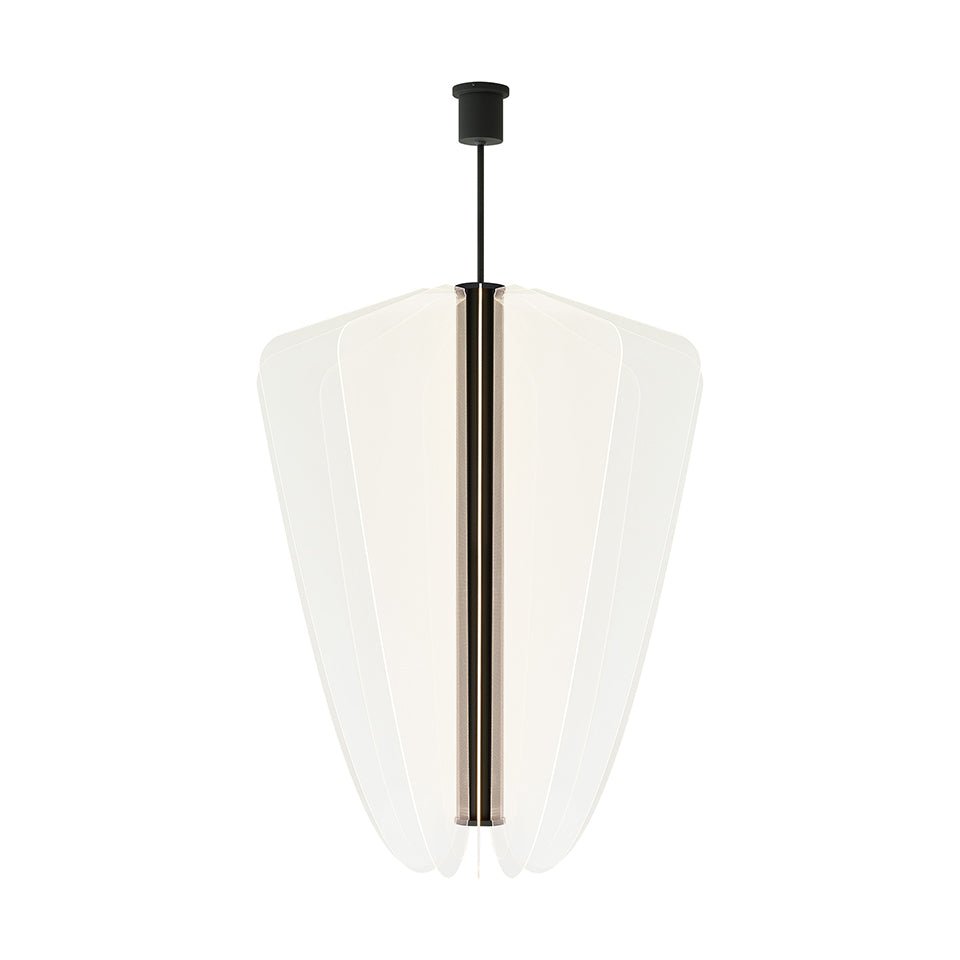 Chandelier Nyra - 42" Noir by Tech Lighting | Luminaires & cie