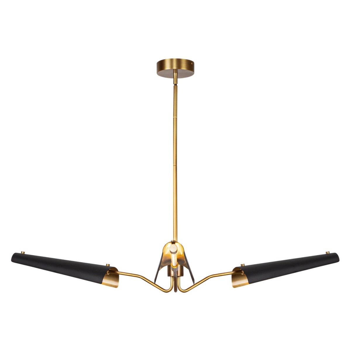 Chandelier Osorio - Laiton noir / vintage mat 45 3/4" by Alora Lighting | Luminaires & cie
