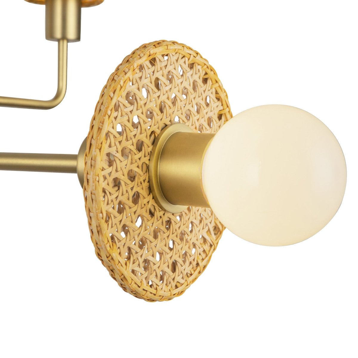 Chandelier Piper - Or brossé by Alora Lighting | Luminaires & cie
