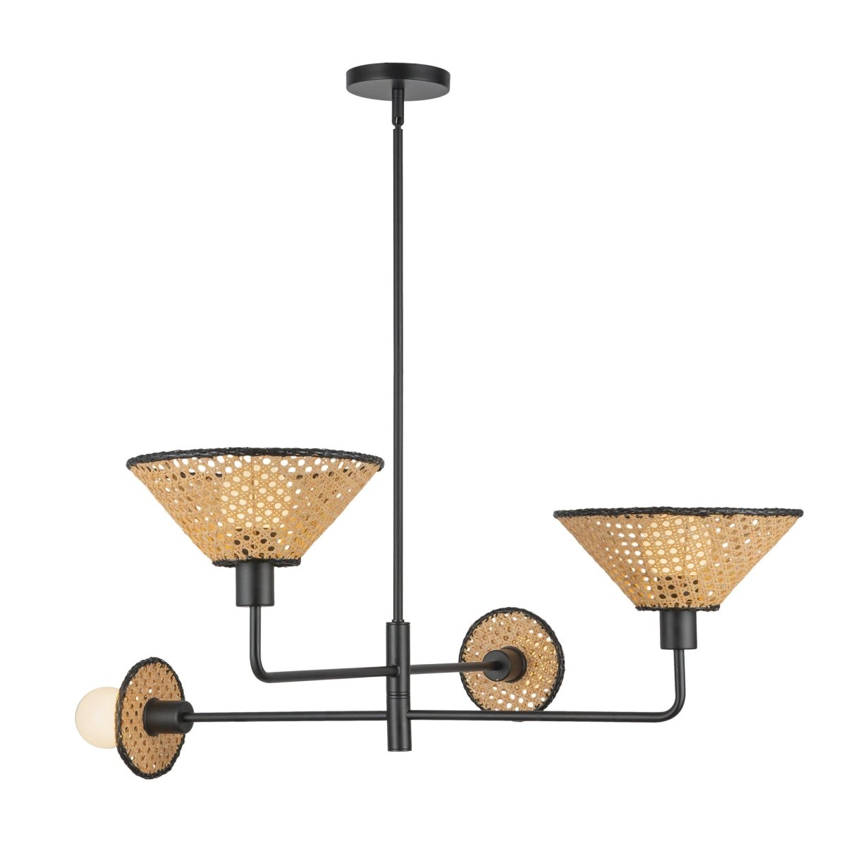 Chandelier Piper - Noir mat by Alora Lighting | Luminaires & cie