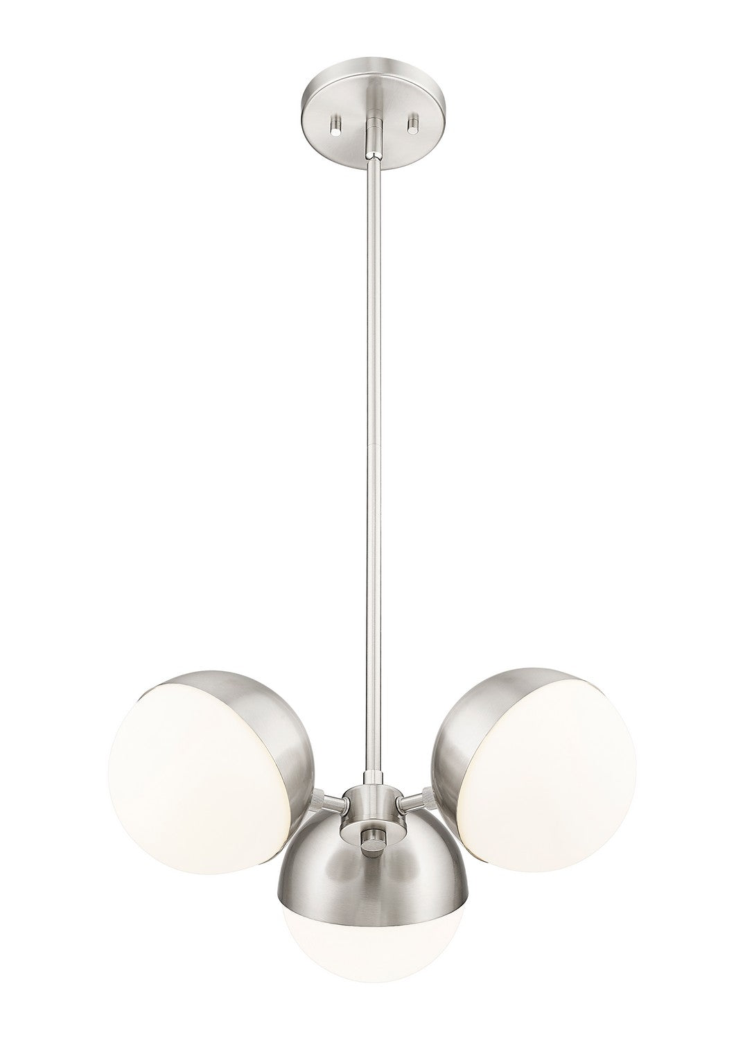 Lustre Realm Sphere Nickel brossé, 17 1/4" – vue 2