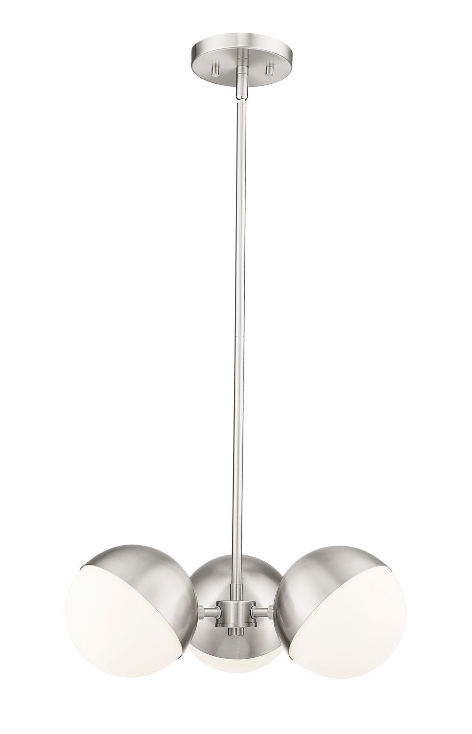 Lustre Realm Sphere Nickel brossé, 17 1/4" – Z-Lite