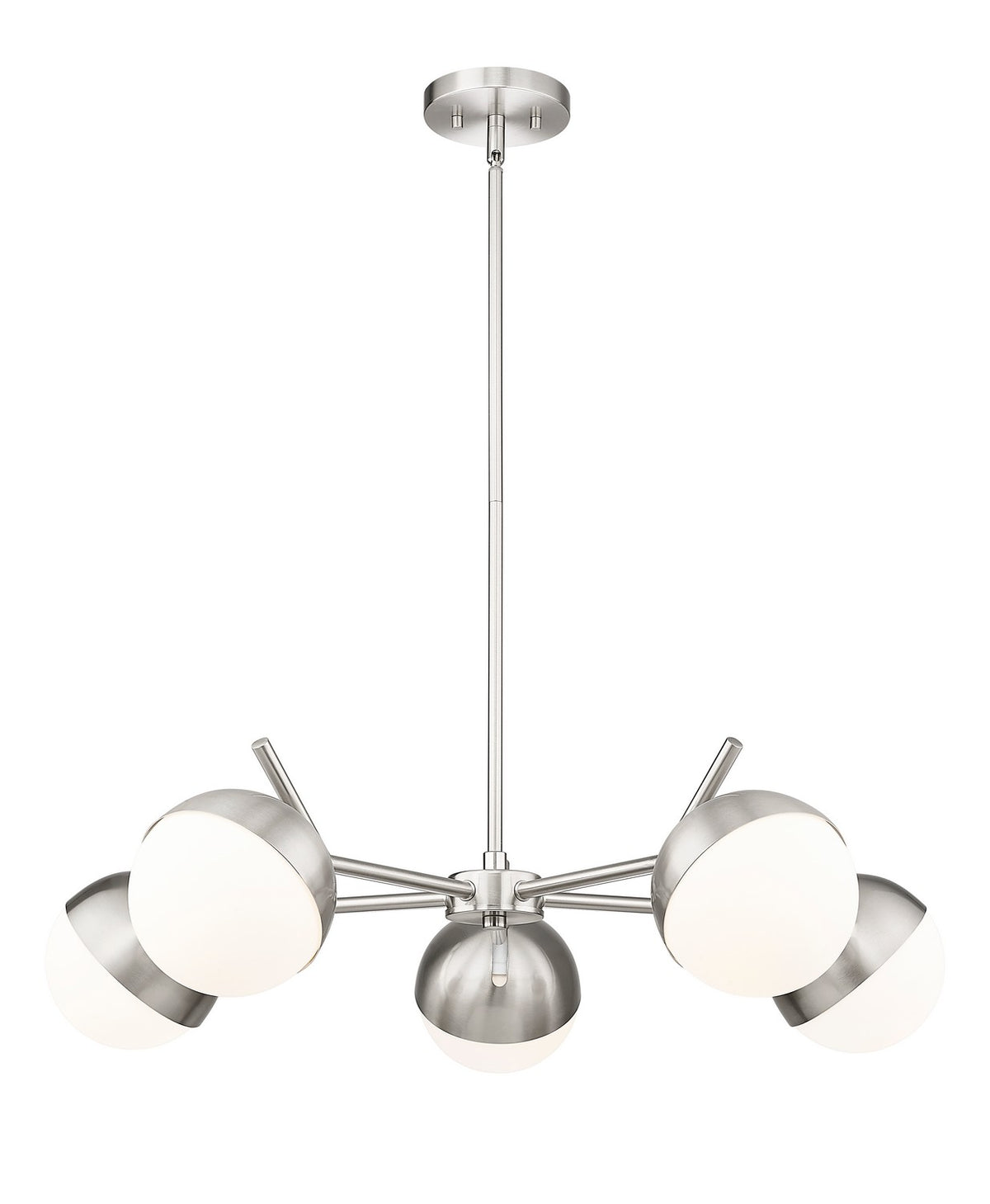 Lustre Realm Sphere Nickel brossé, 32" – vue 3