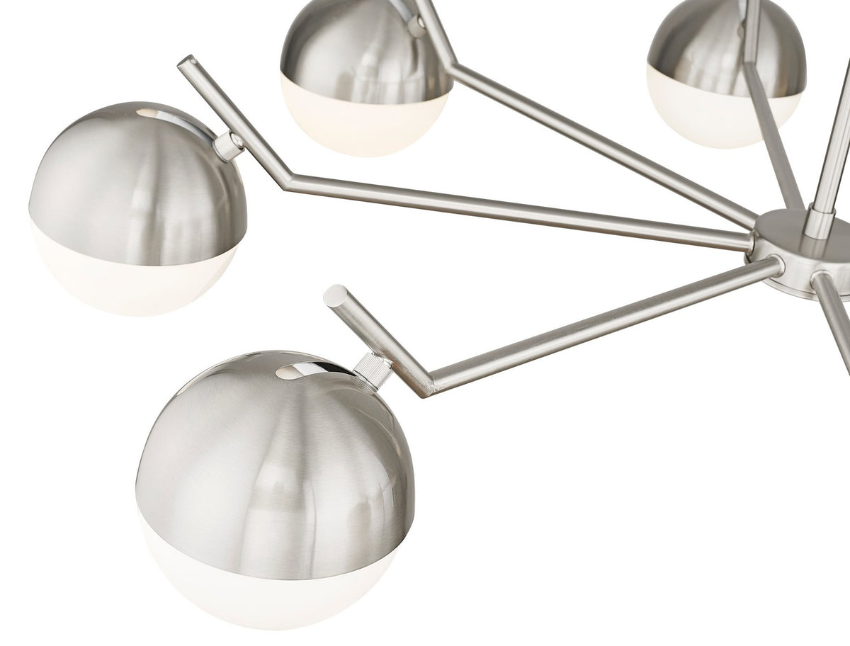 Lustre Realm Sphere Nickel brossé, 44" – vue 5
