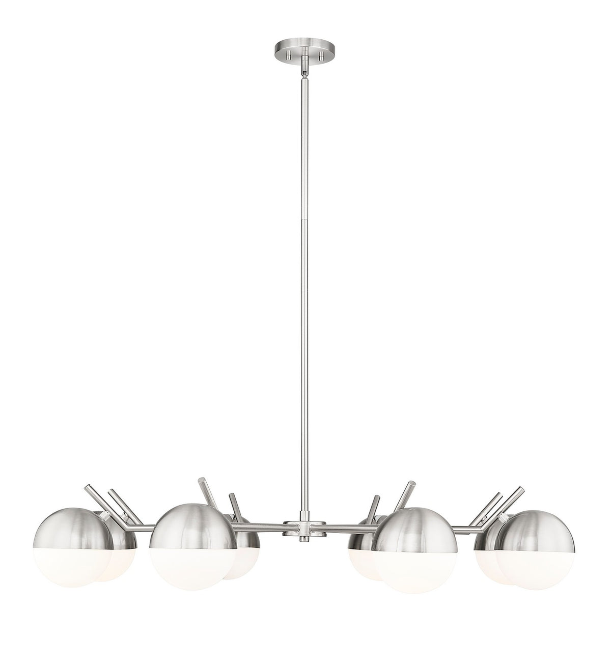 Lustre Realm Sphere Nickel brossé, 44" – Z-Lite