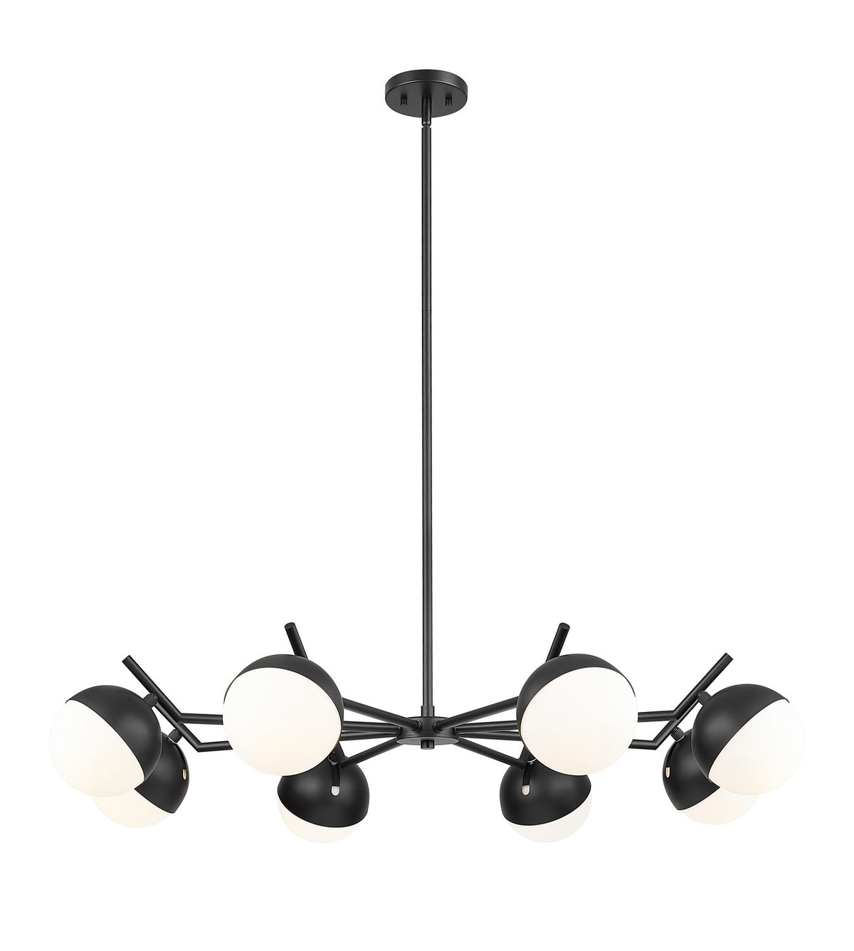Lustre Realm Sphere Noir mat, 44" – vue 3