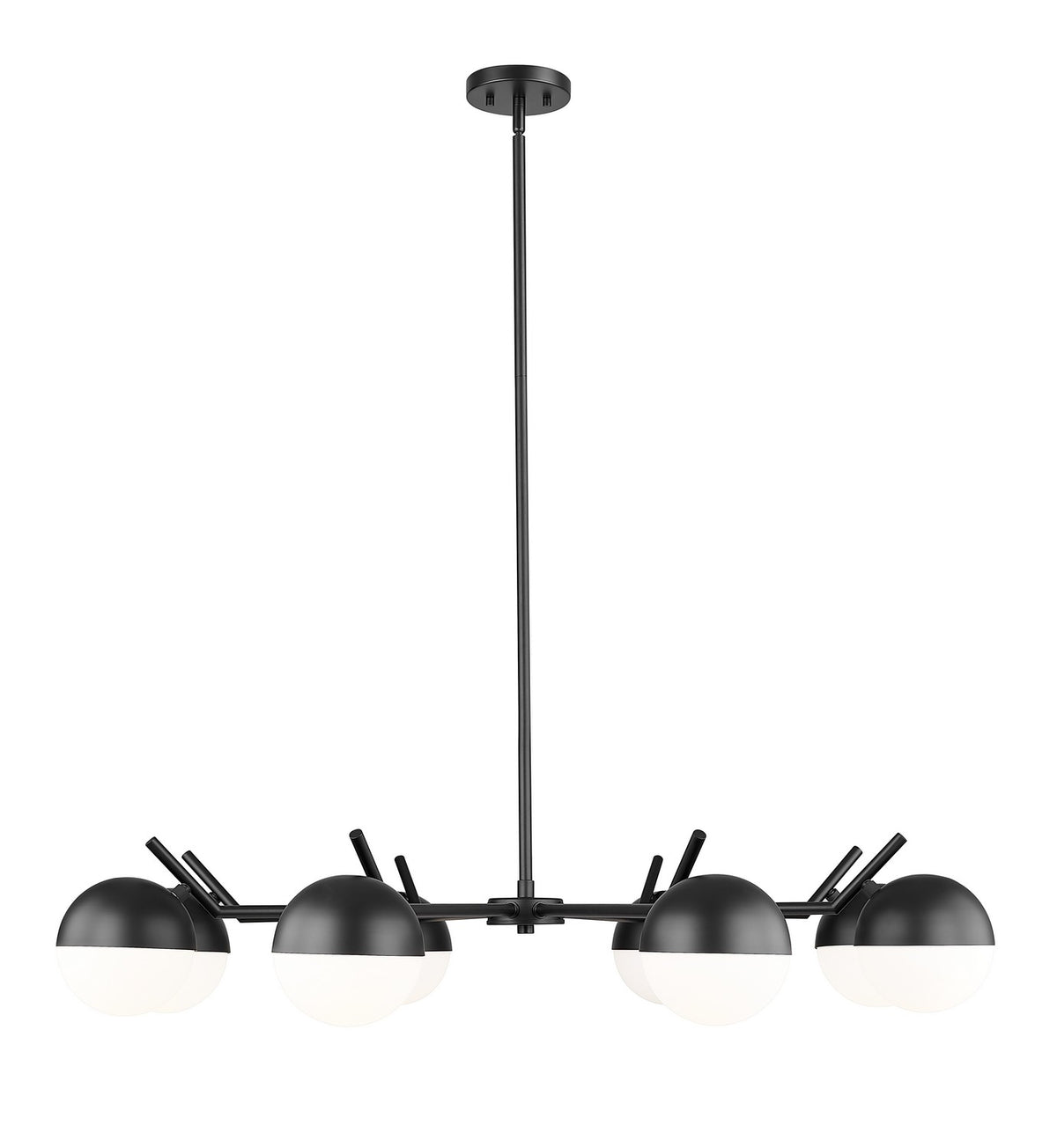 Lustre Realm Sphere Noir mat, 44" – Z-Lite