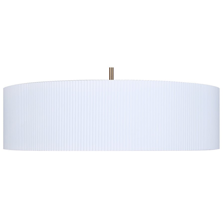 Chandelier Rexton - Blanc mat et or 22" by Canarm | Luminaires & cie