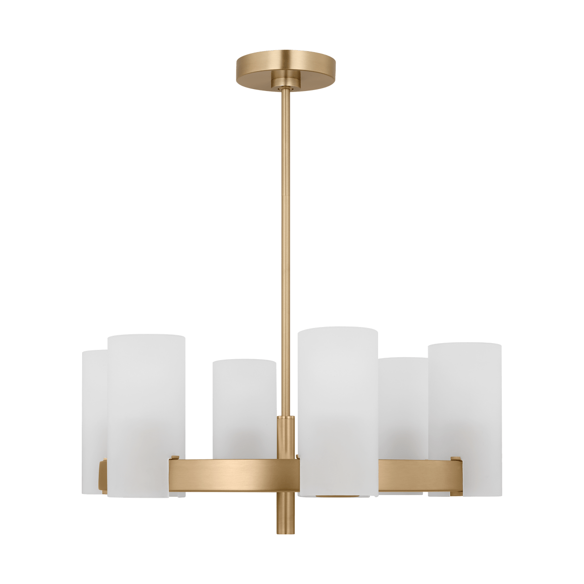 Chandelier Rhode - Laiton satiné 23 1/2" by Visual Comfort Studio | Luminaires & cie