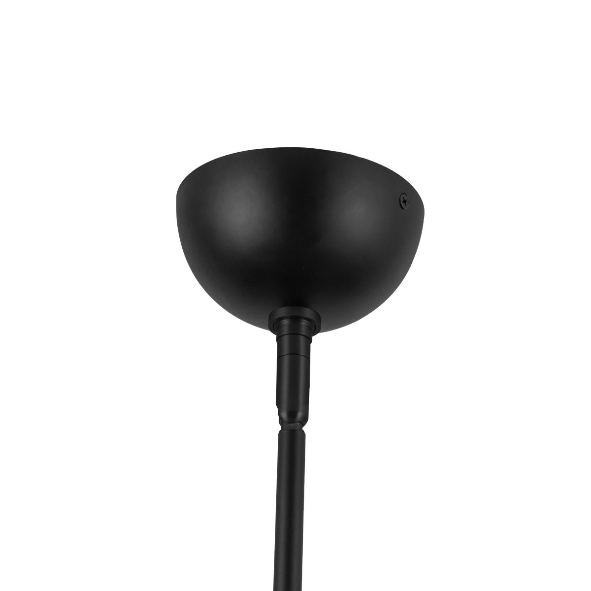 Chandelier Rosemary - Noir mat / plié blanc by Alora Lighting | Luminaires & cie