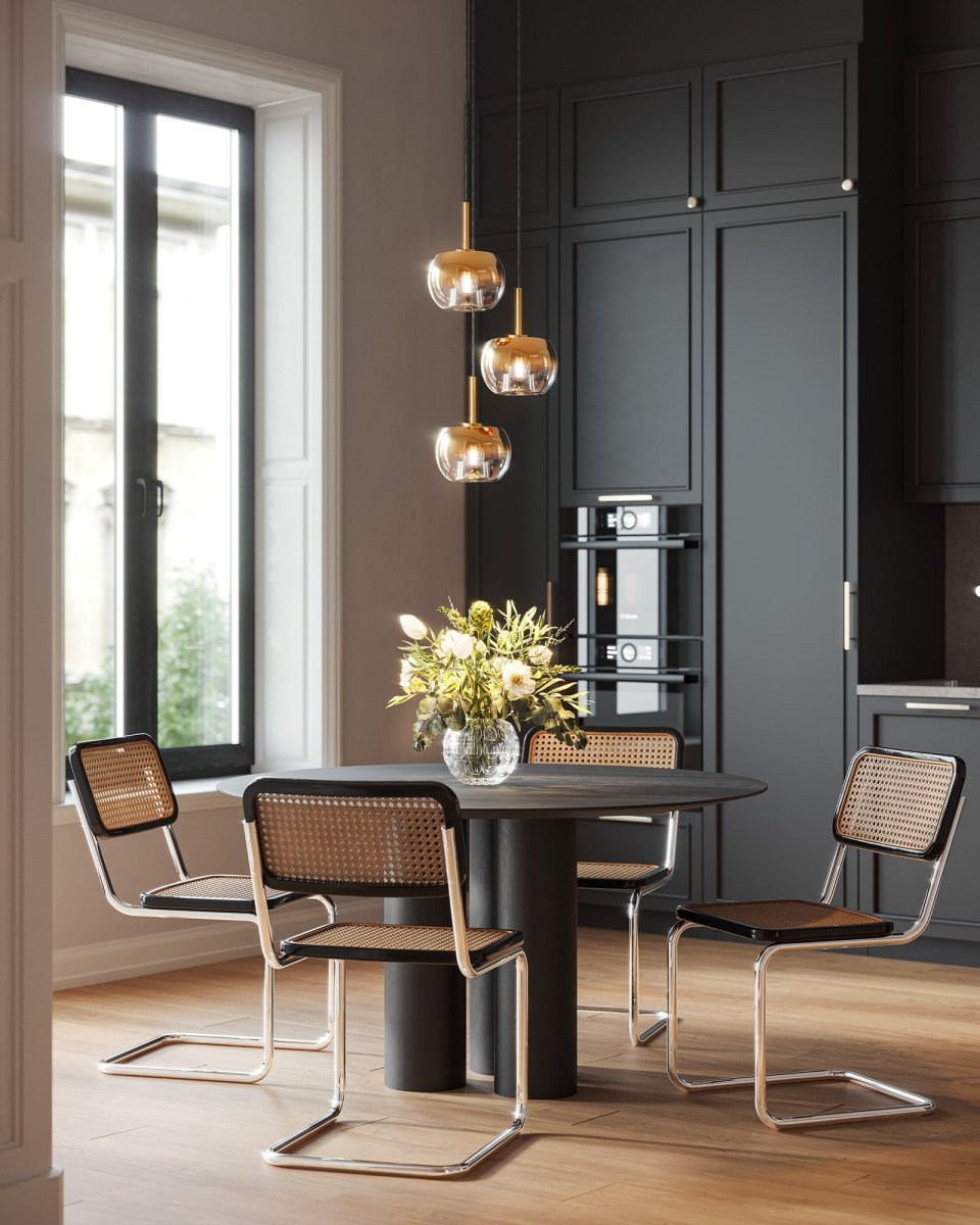 Chandelier Samar - Or / cuivre brossé by Kuzco Lighting | Luminaires & cie