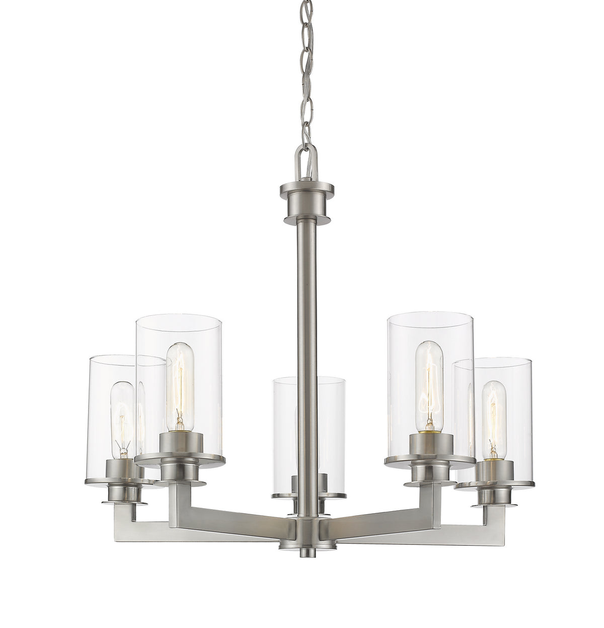 Lustre Savannah Nickel brossé – Z-Lite