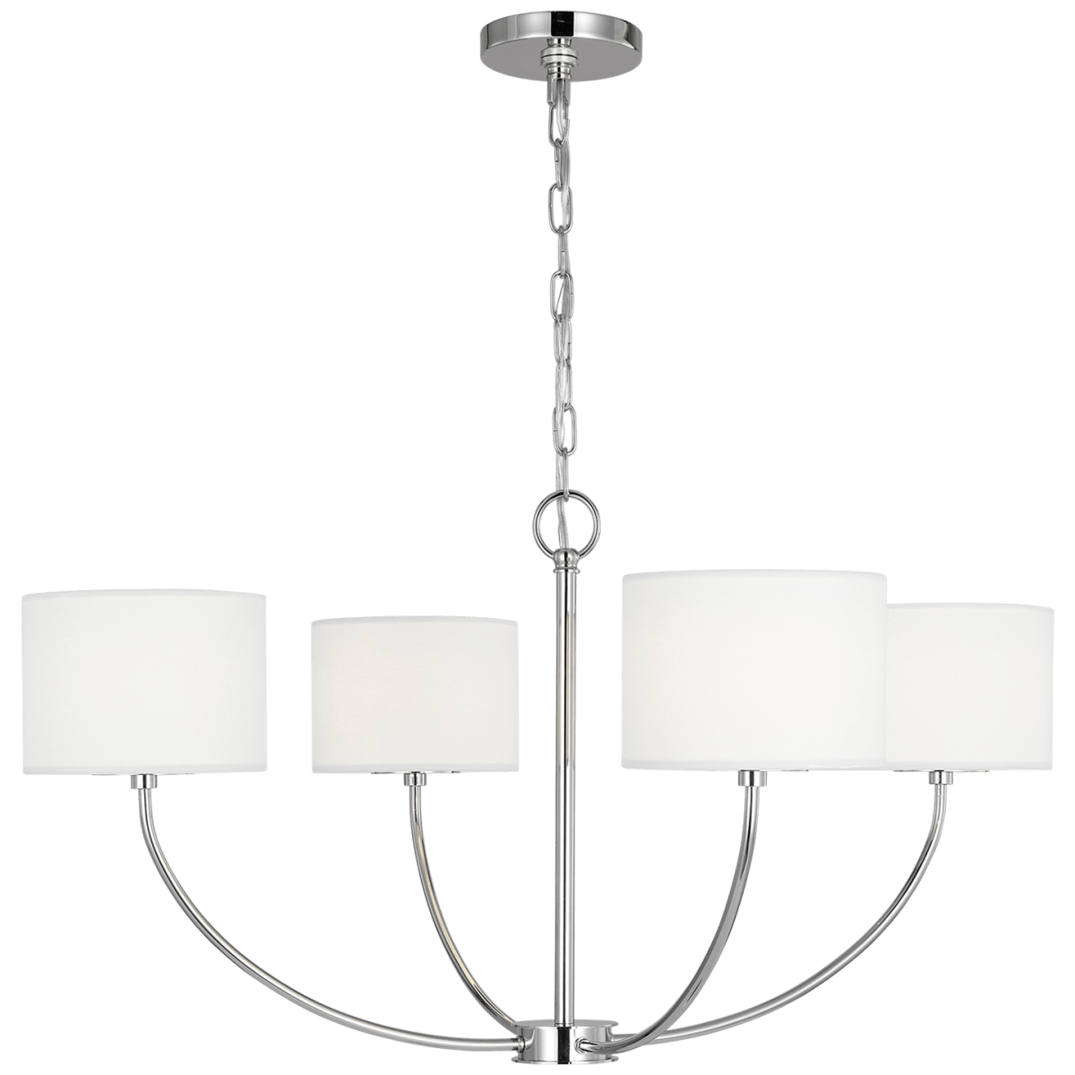 Chandelier Sawyer - Nickel poli 31 3/4" by Visual Comfort Studio | Luminaires & cie