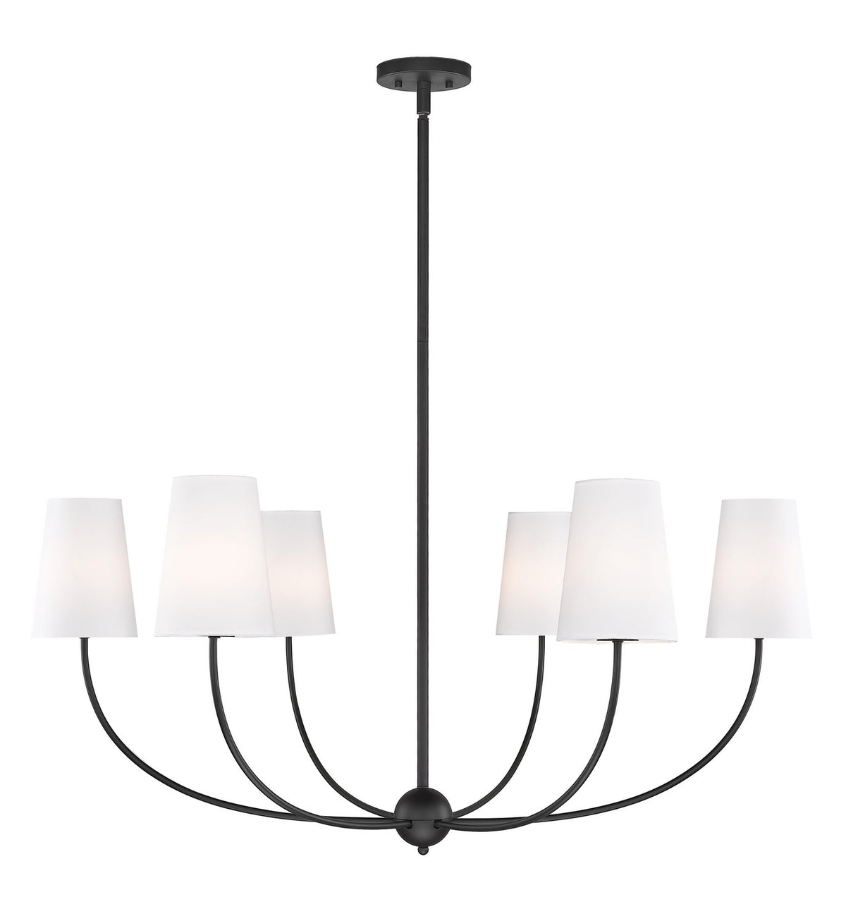 Lustre Shannon Noir mat, 42" – Z-Lite