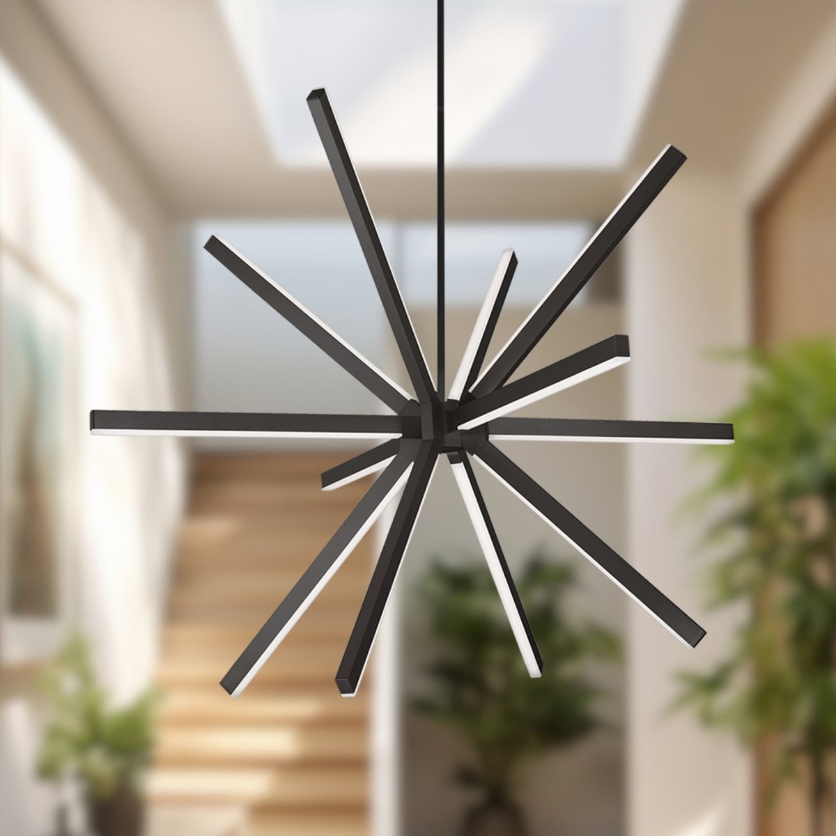 Chandelier Sirius - Noir 46 1/8" by Kuzco Lighting | Luminaires & cie