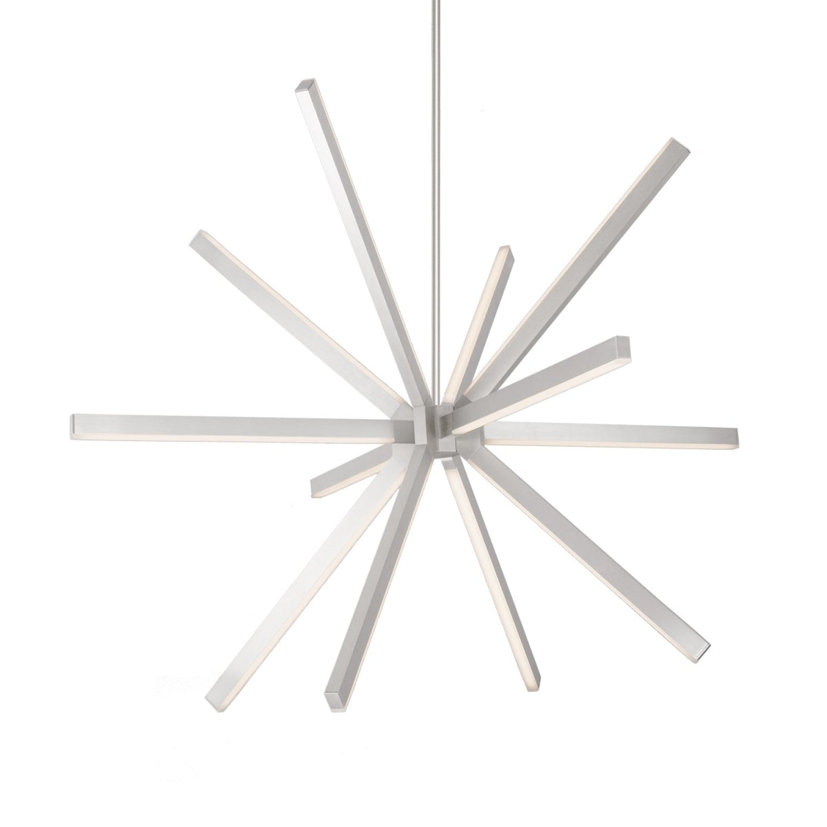 Chandelier Sirius - Nickel brossé 46 1/8" by Kuzco Lighting | Luminaires & cie