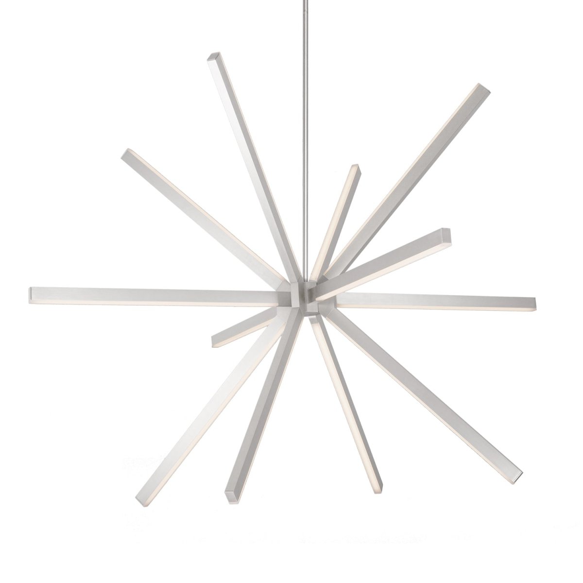 Chandelier Sirius - Nickel brossé 54 3/8" by Kuzco Lighting | Luminaires & cie