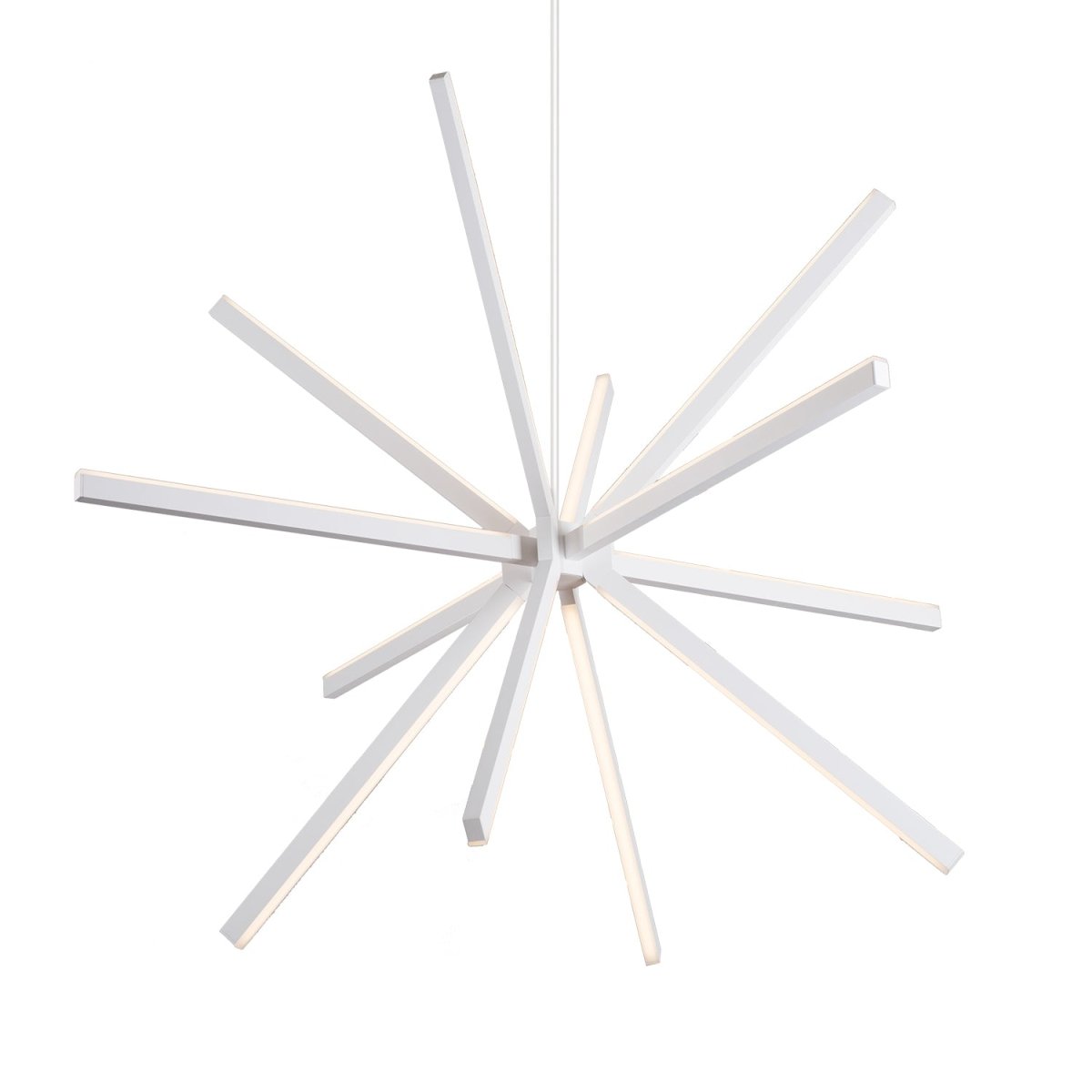 Chandelier Sirius - Blanc 54 3/8" by Kuzco Lighting | Luminaires & cie