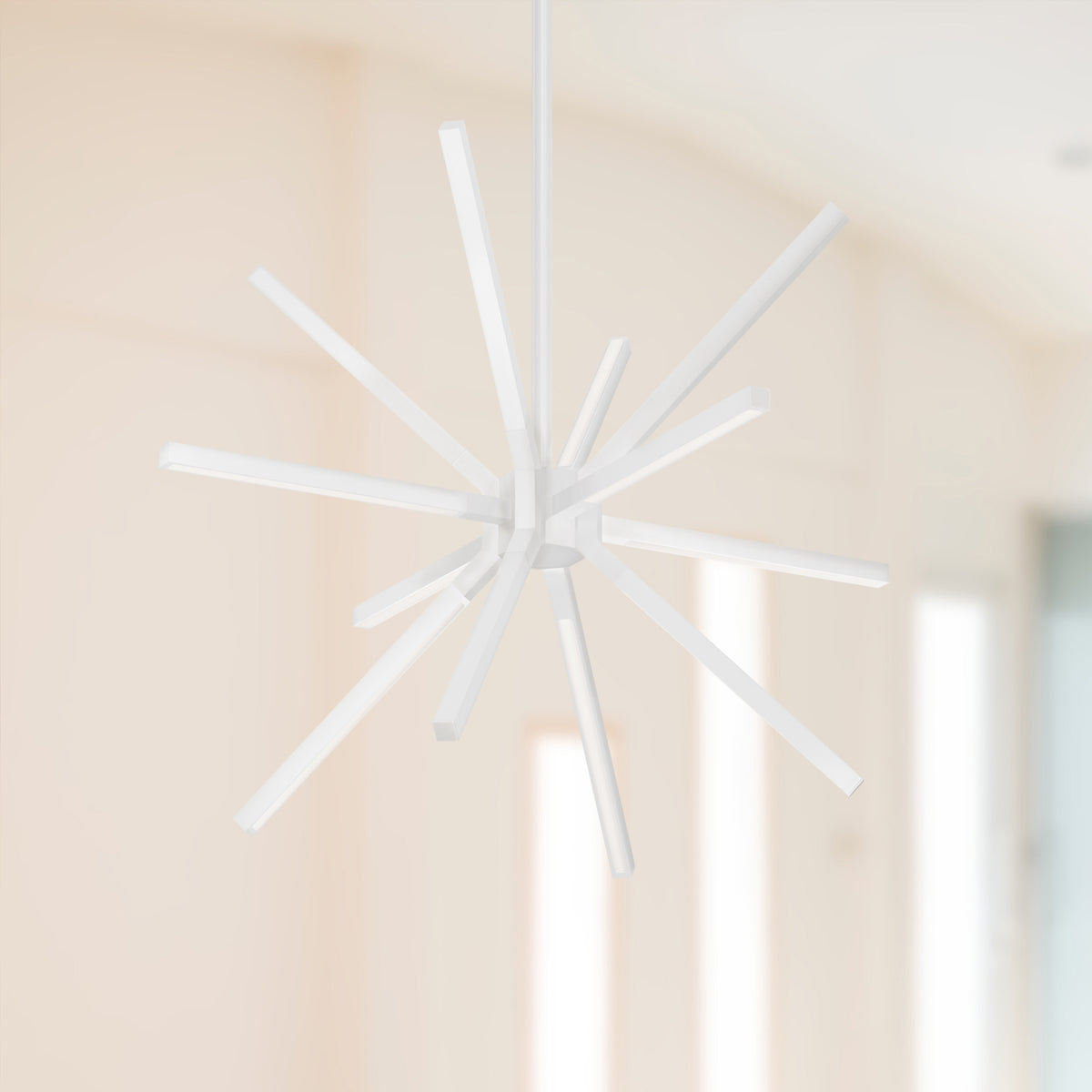 Lustre Sirius Minor Blanc, 20 1/4" – vue 2