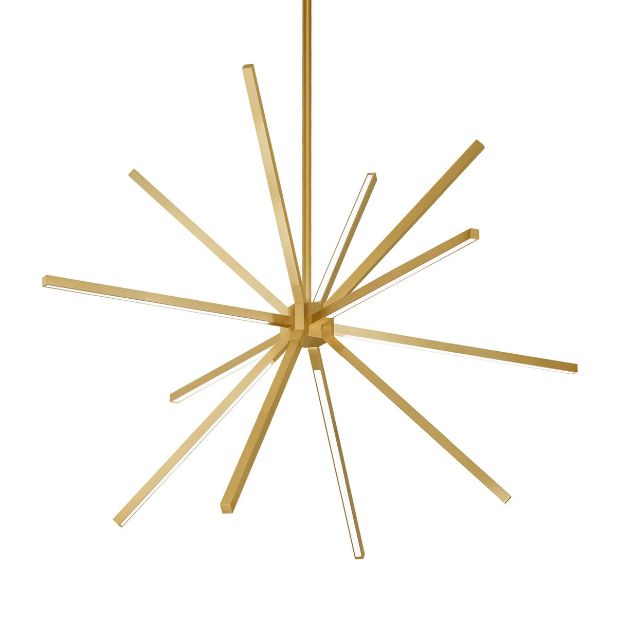Lustre Sirius Minor Or brossé, 32 1/4" – Kuzco Lighting