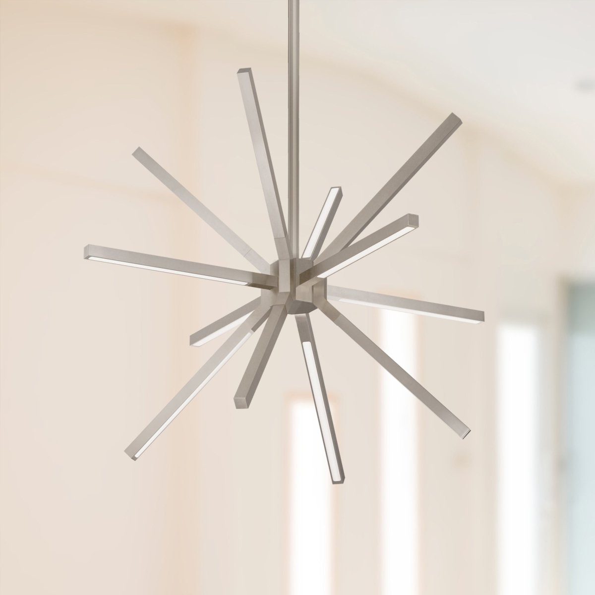 Chandelier Sirius Minor - Nickel brossé 20 1/4" by Kuzco Lighting | Luminaires & cie