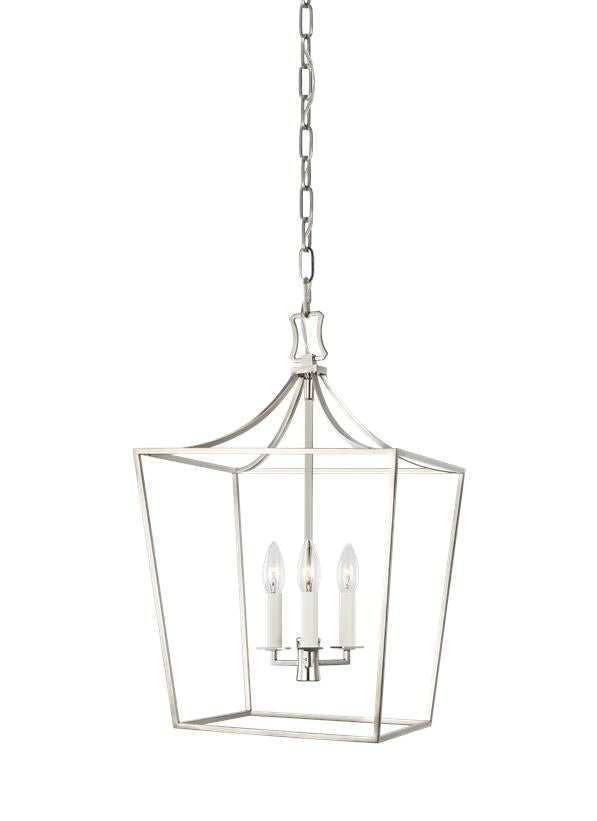Chandelier Southold - Nickel poli 13 1/2" by Visual Comfort Studio | Luminaires & cie