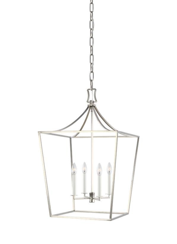 Chandelier Southold - Nickel poli 18" by Visual Comfort Studio | Luminaires & cie