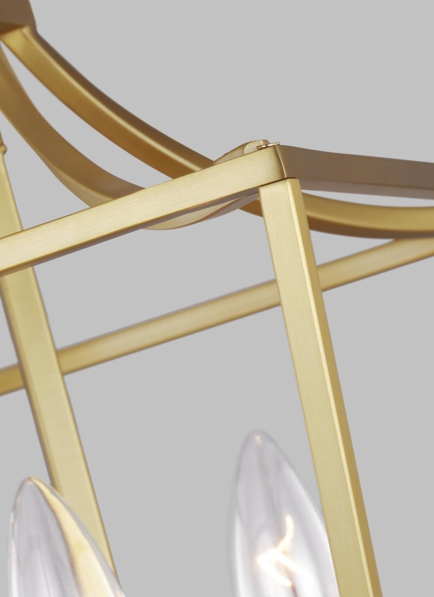 Chandelier Southold - Laiton brûlé 10" by Visual Comfort Studio | Luminaires & cie