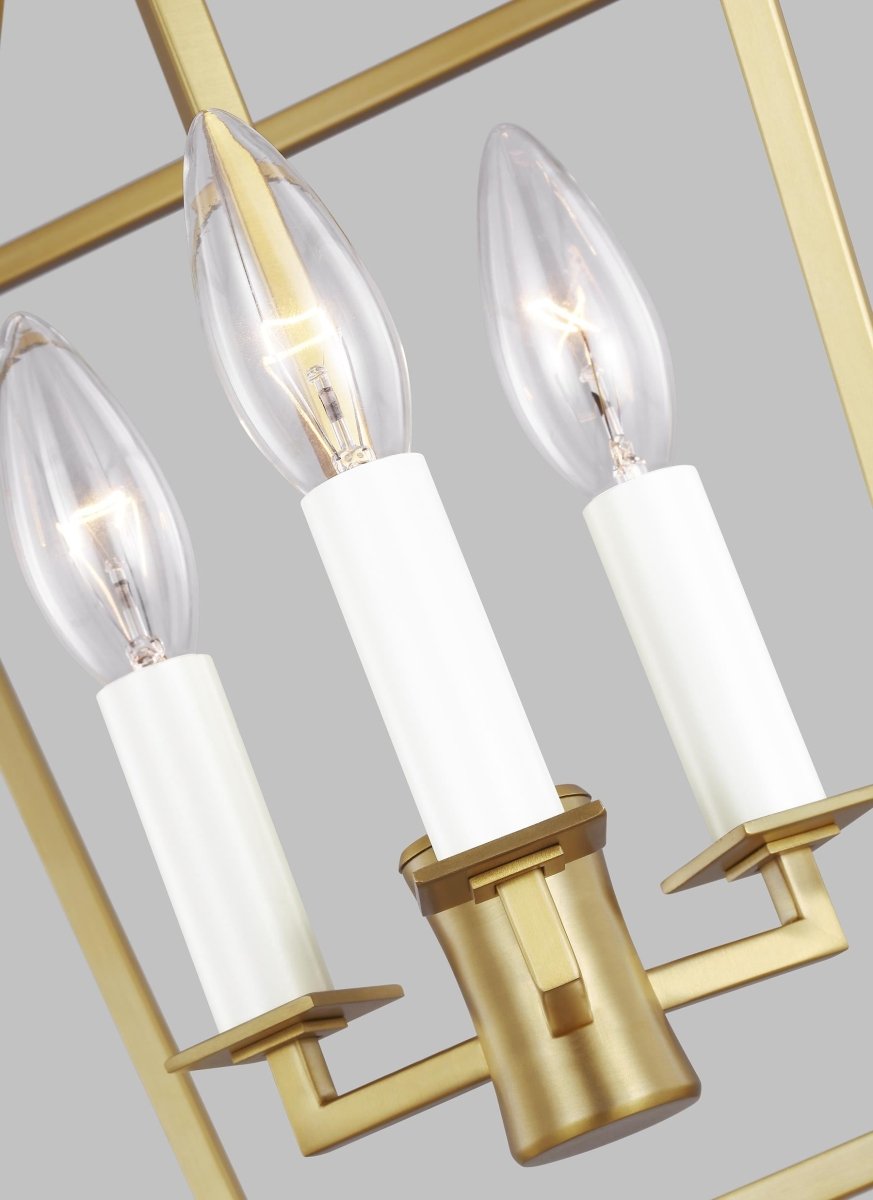 Chandelier Southold - Laiton brûlé 10" by Visual Comfort Studio | Luminaires & cie