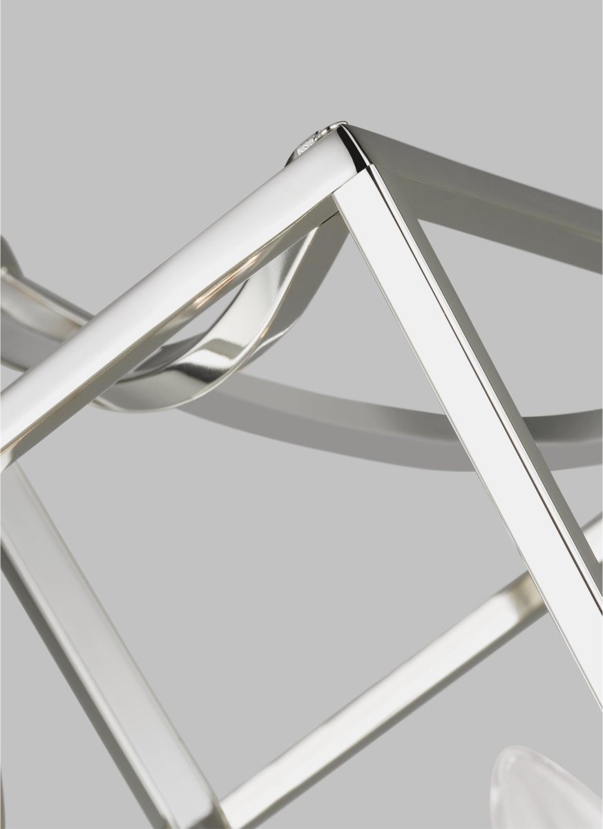 Chandelier Southold - Nickel poli 10" by Visual Comfort Studio | Luminaires & cie