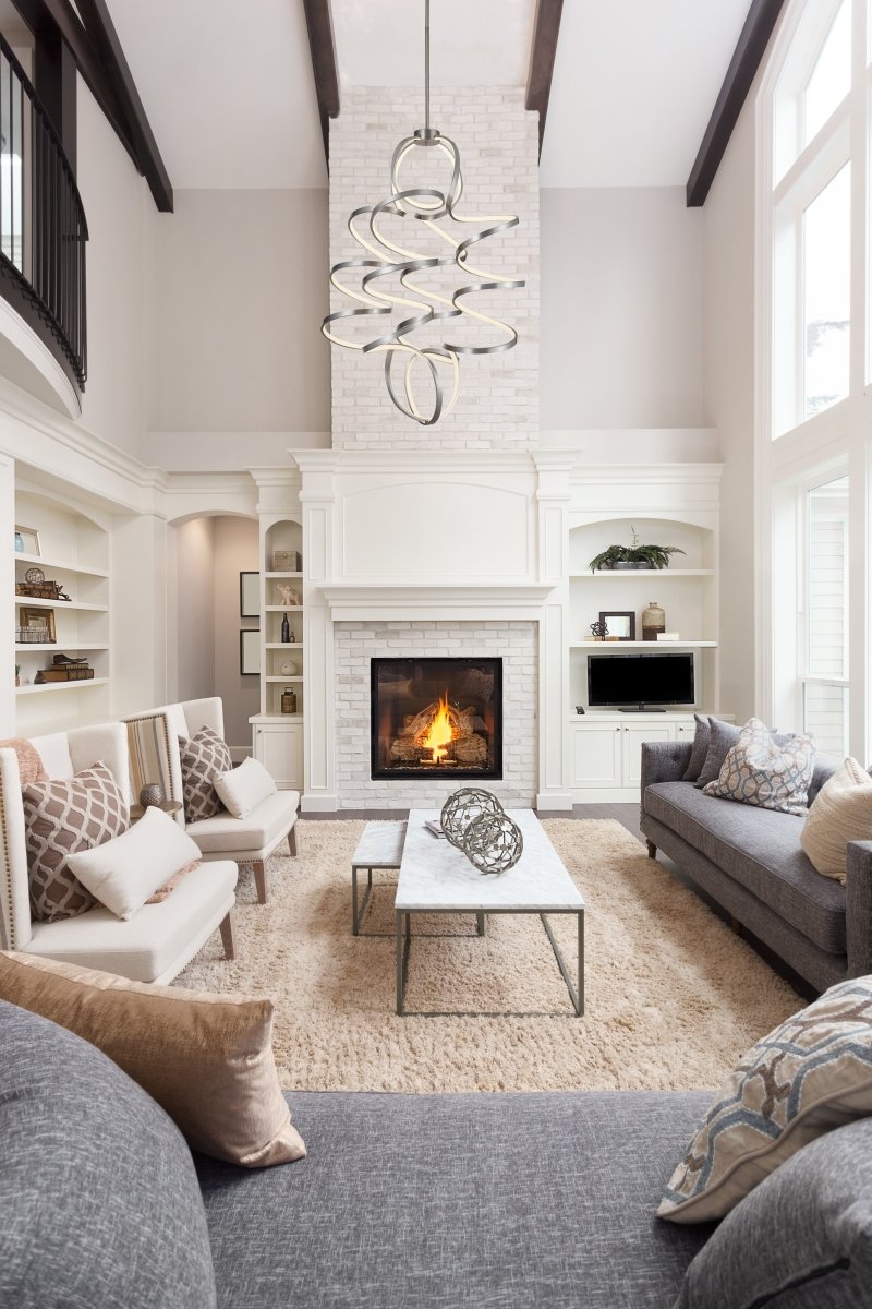 Chandelier Synergy - Argent antique 31 1/2" by Kuzco Lighting | Luminaires & cie