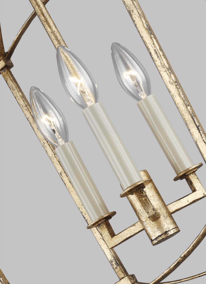 Chandelier Thayer - Gild antique 12" by Visual Comfort Studio | Luminaires & cie