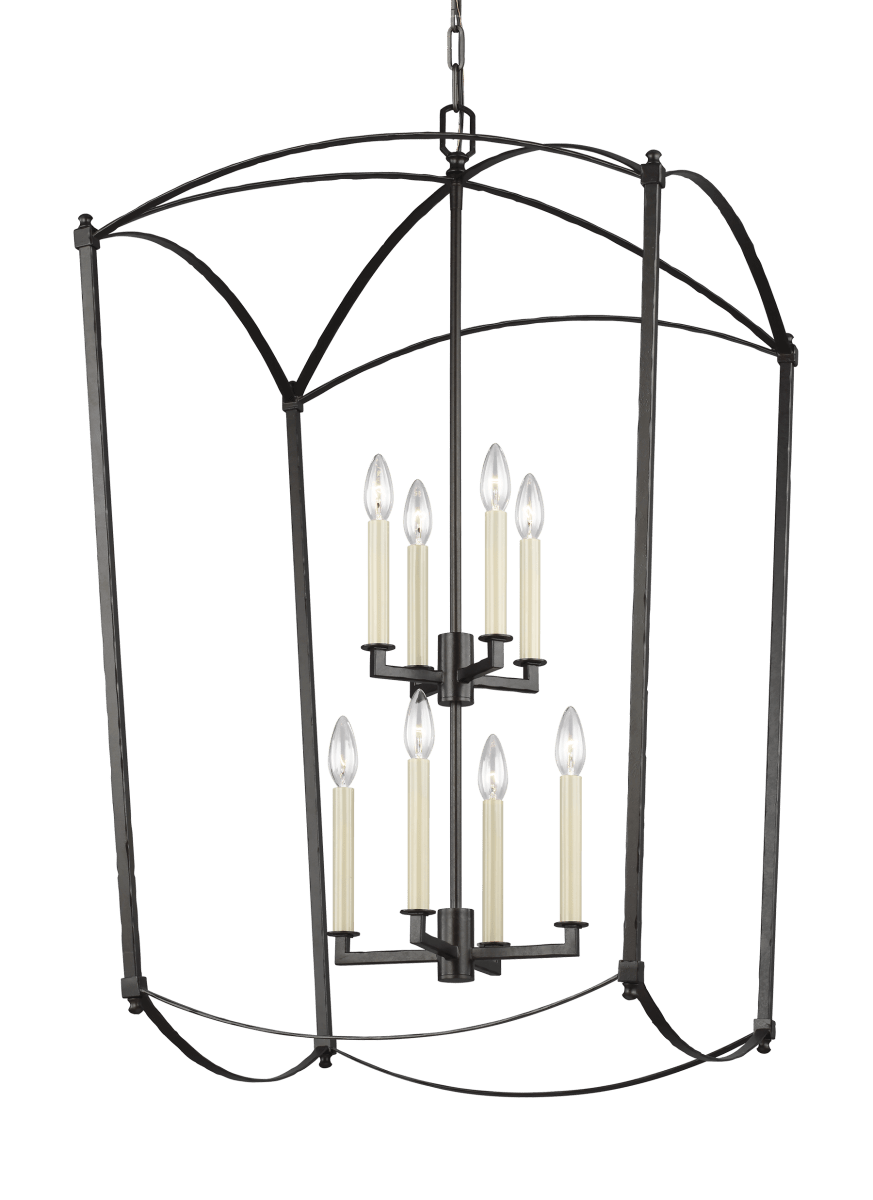 Chandelier Thayer - Smith Steel 19 1/4" by Visual Comfort Studio | Luminaires & cie