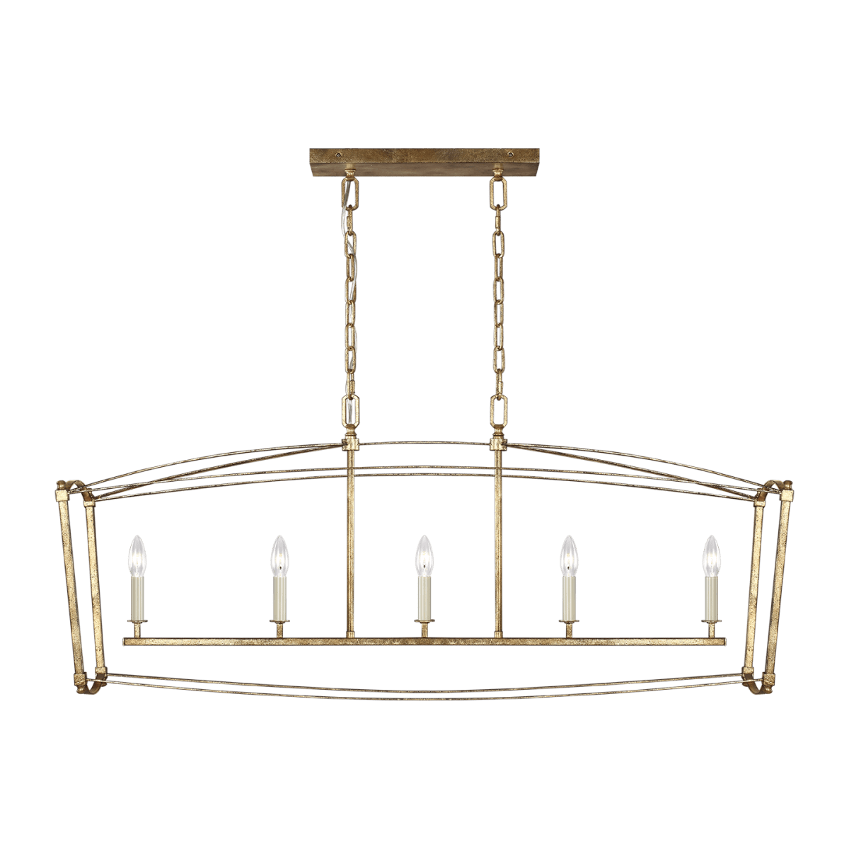 Chandelier Thayer - Smith Steel 23 1/8" by Visual Comfort Studio | Luminaires & cie