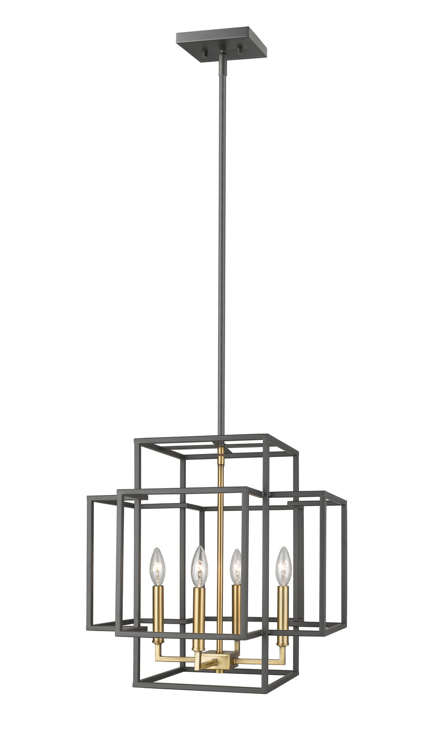 Lustre Titania Bronze + Laiton vieilli, 18" – Z-Lite