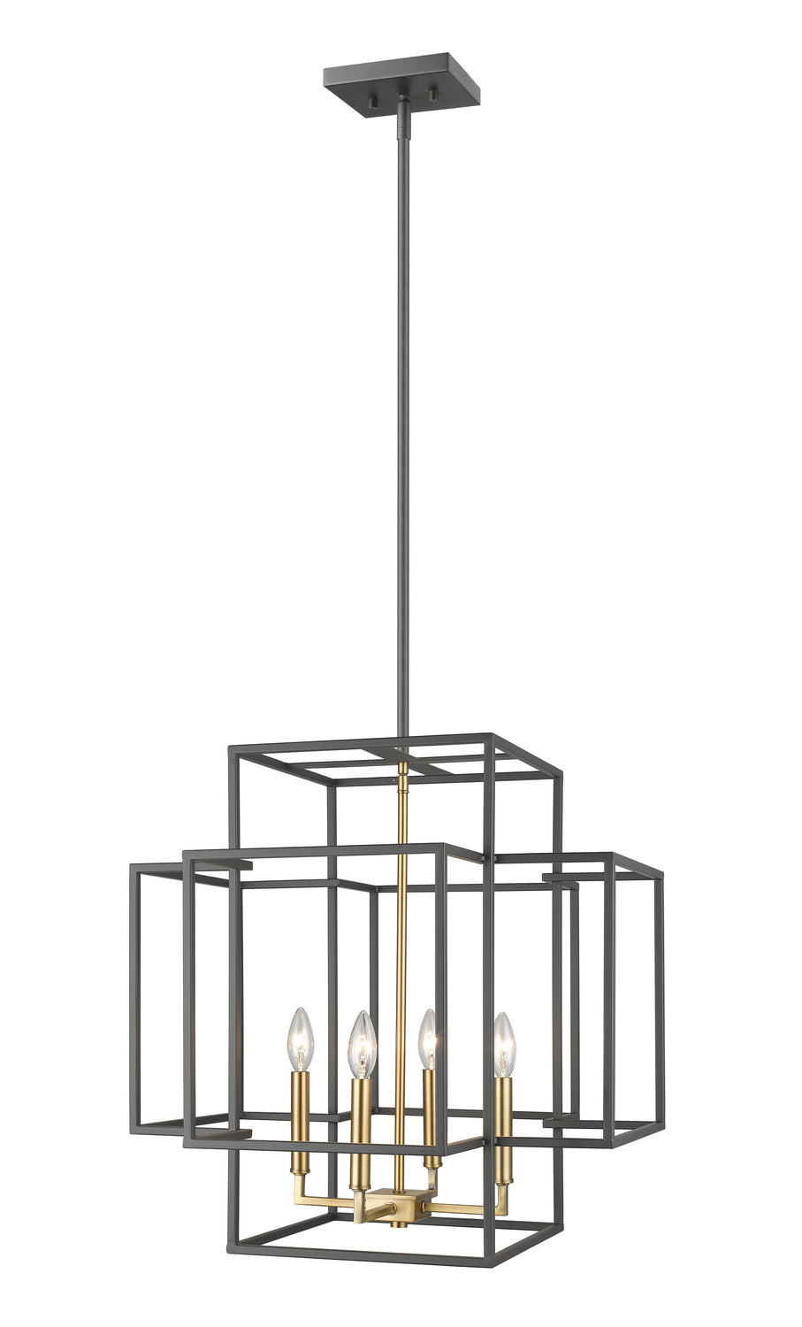 Lustre Titania Bronze + Laiton vieilli, 22" – Z-Lite