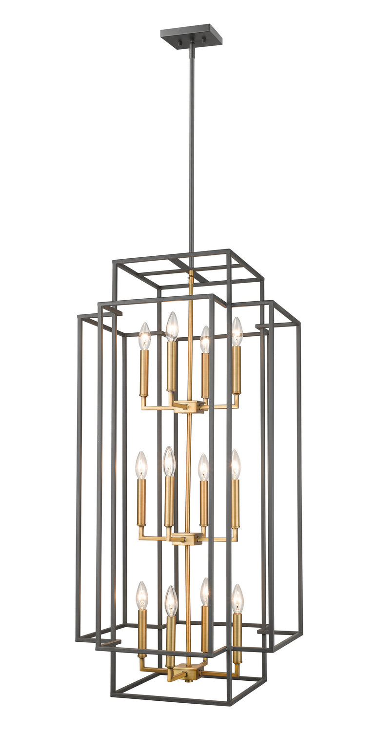 Lustre Titania Bronze + Laiton vieilli, 42" – Z-Lite