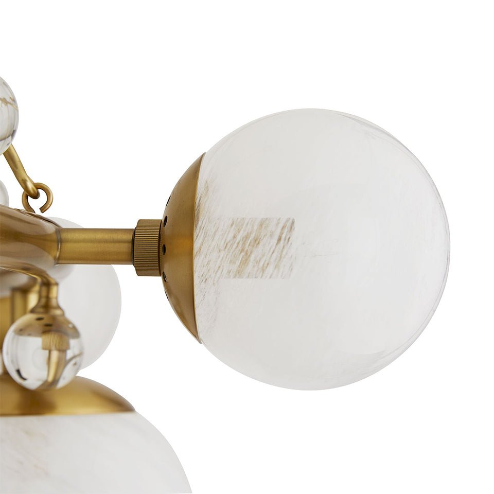 Chandelier Troon Round - by Arteriors | Luminaires & cie