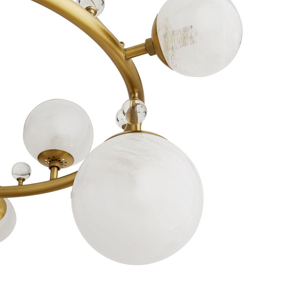 Chandelier Troon Round - by Arteriors | Luminaires & cie